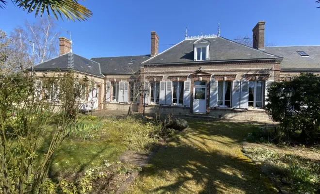 MANDATAIRE IMMOBILIER pour vente de  MAISON BOURGEOISE AUX PORTES DU PERCHE (1H15 DE PARIS)